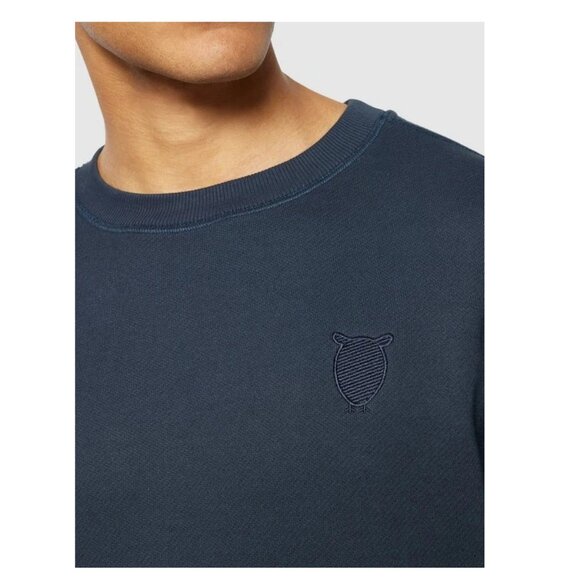 New KNOWLEDGE COTTON APPAREL Straight Fit Sweat With Embroidery At Chest Size L - Picture 9 of 9